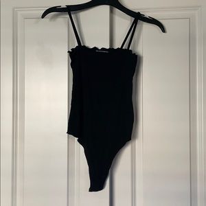 Brandy Melville bodysuit with lettuce trim